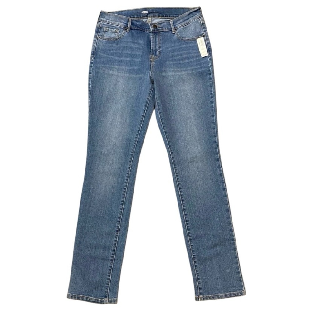 Old Navy Sweetheart Straight Leg Jeans Size 4 Mid Rise Stretch Denim
